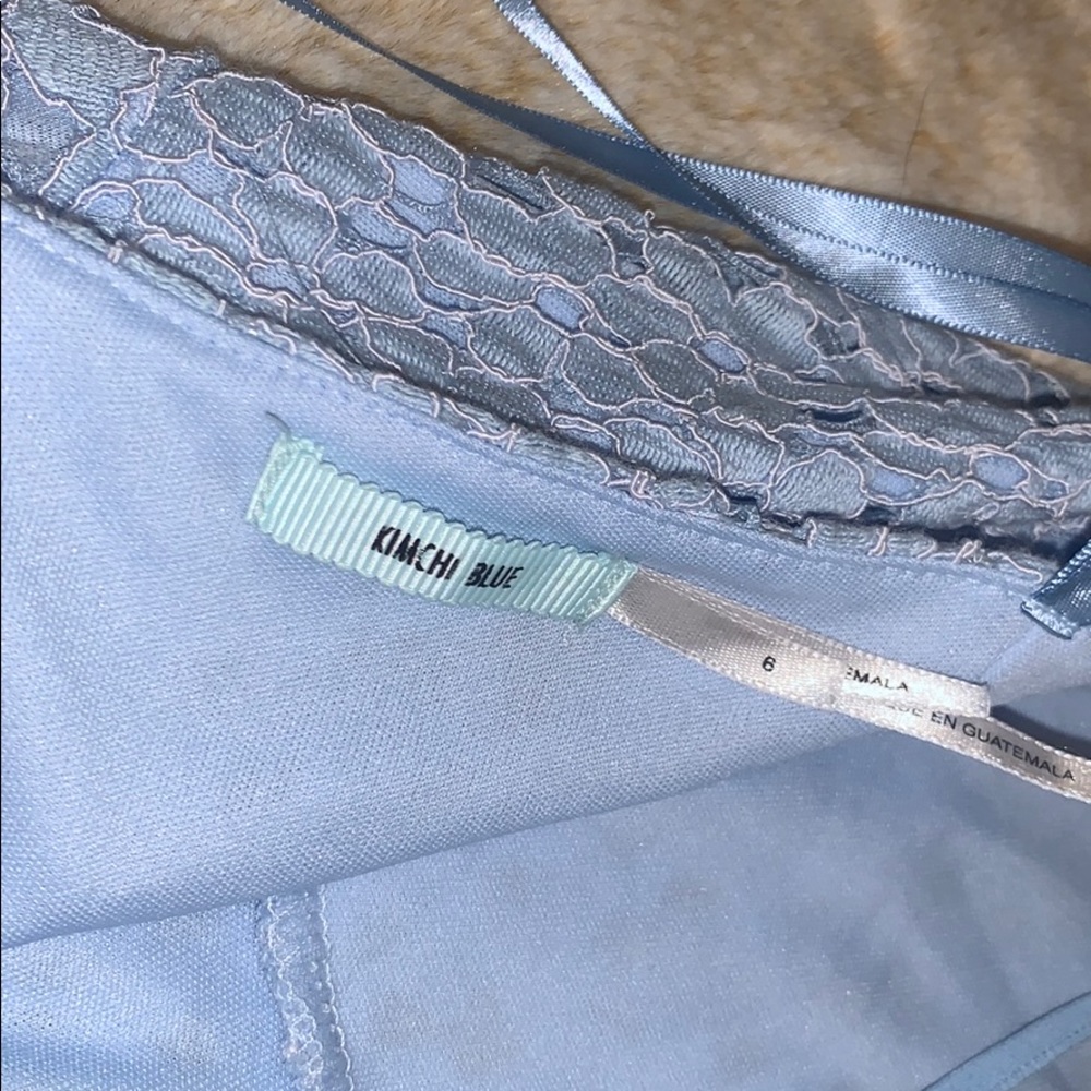 Kimchi Blue Lace Strappy-Back Fit + Flare Dress - Picture 6 of 7